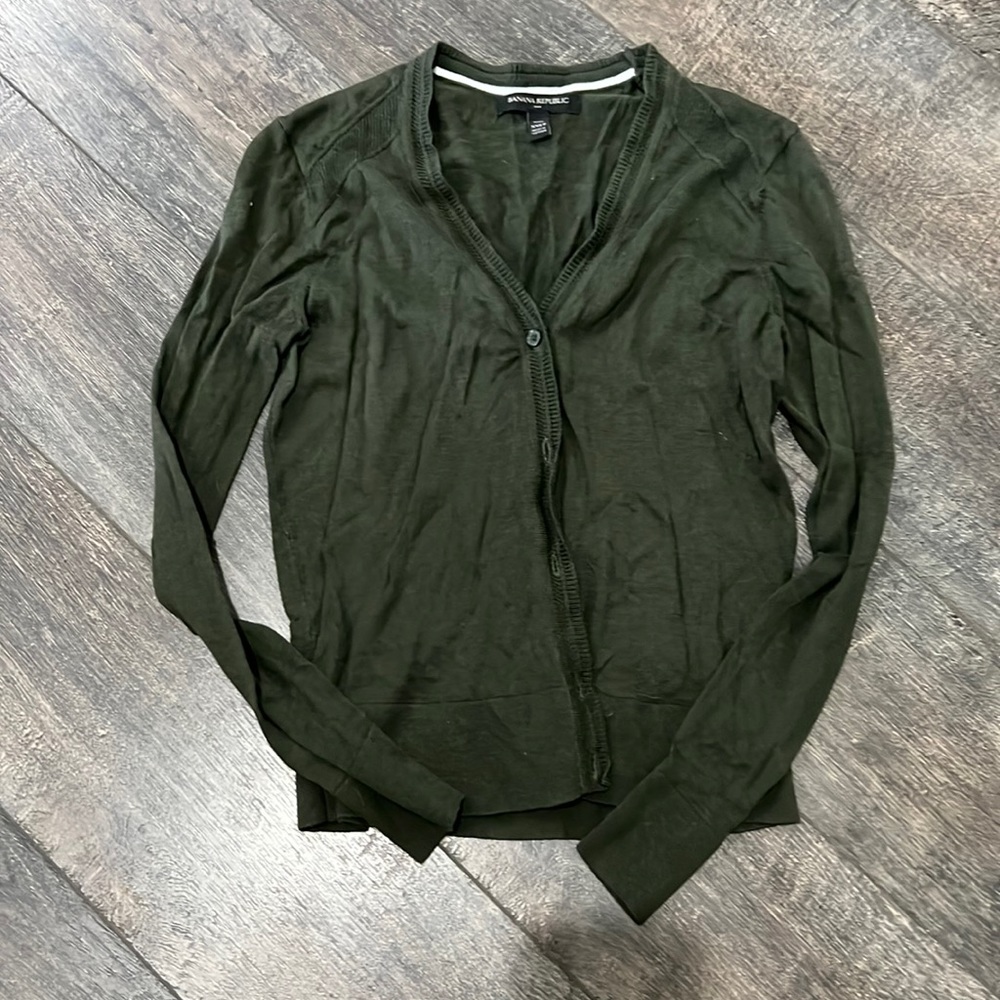 Hunter Green Cardigan